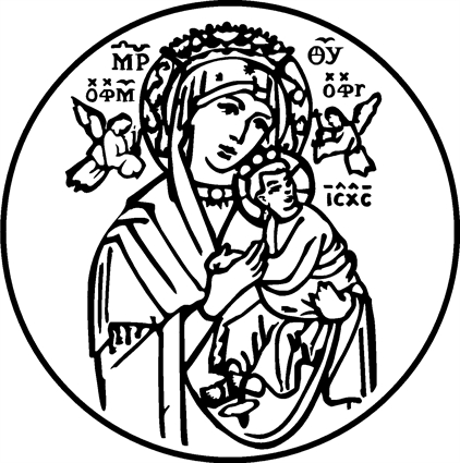 MADONNA AND CHILD EMBLEM